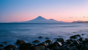 Twilight Coast Long Exposure