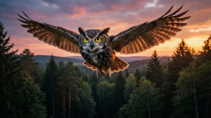 Twilight Forest Owl