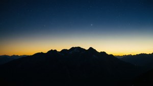 Twilight Gold Mountains