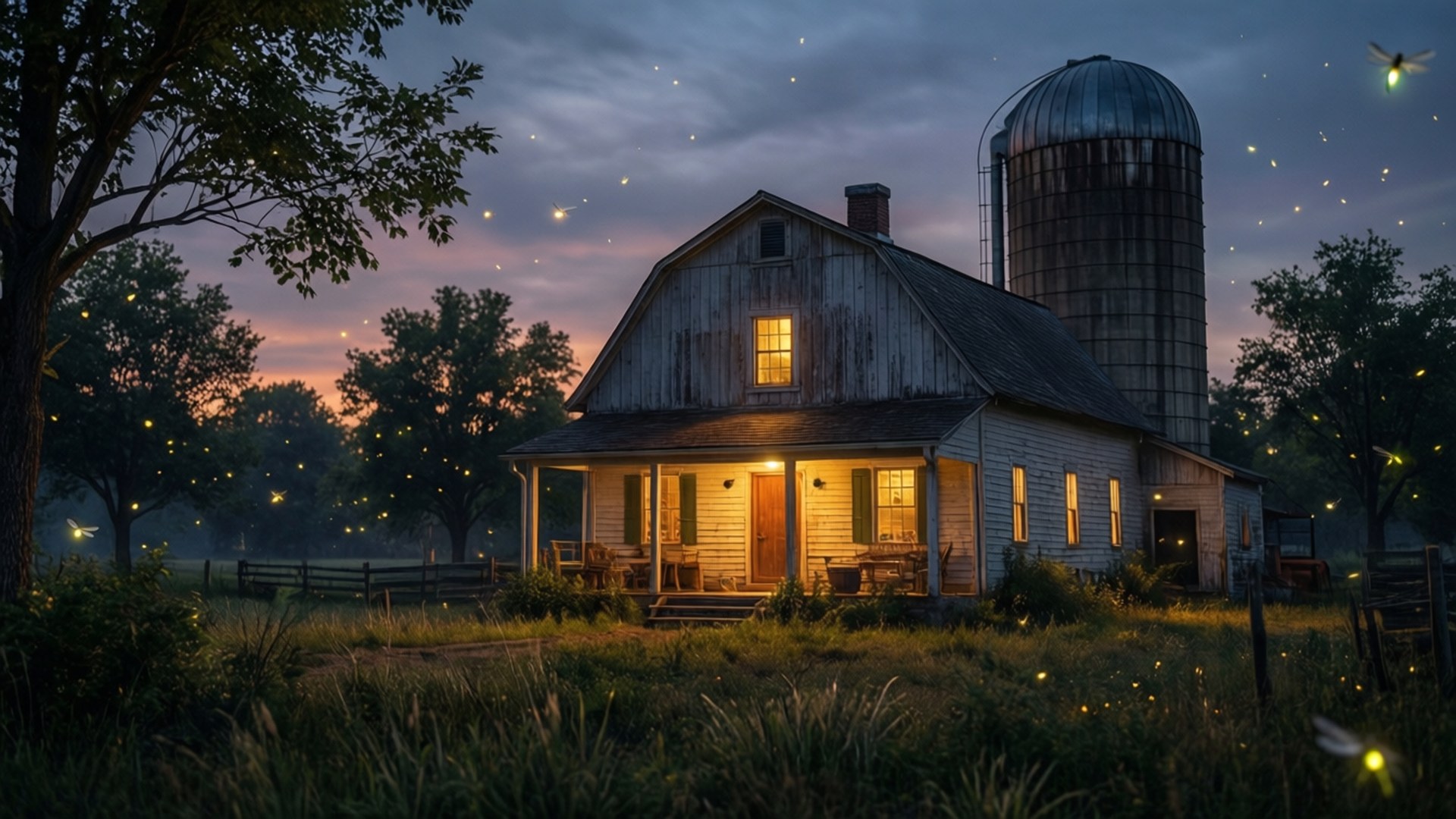 Twilight Homestead by Wallpapers.art Studio