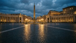 Twilight in the Piazza