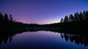 Twilight Lake Reflection