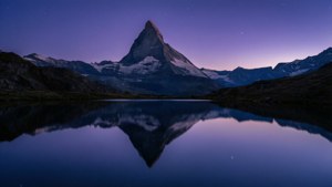 Twilight Mirror Peak