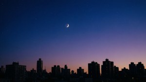 Twilight Moon Skyline