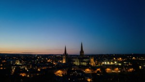 Twilight Newry Cityscape