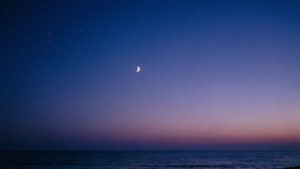 Twilight Over Ocean