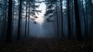 Twilight Pine Silence