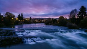 Twilight River Flow
