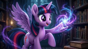 Twilight's Magical Library