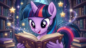 Twilight's Magical Library