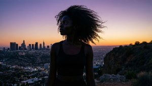 Twilight Skyline Silhouette