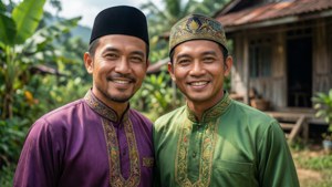Twin Brothers Portrait