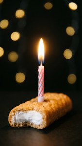 Twinkie Birthday Candle