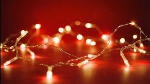 Twinkling Lights Red