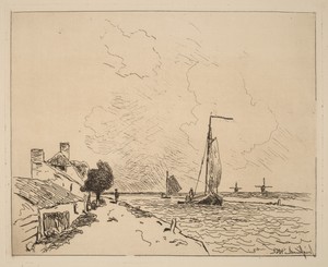 Two Boats at Sail (Les deux Barques a voile)