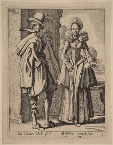 Two Figures in Costume