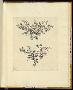 Two Floral Tailpieces or Fleurons