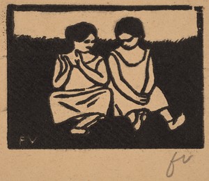 Two Girls in Chemises (Deux fillettes en chemise)