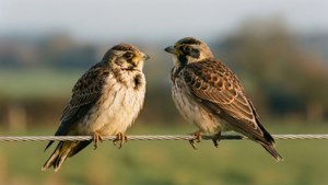Two Larks on a Wire