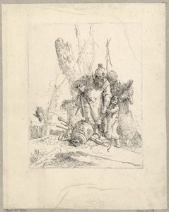 Two Magi and a Boy, plate 13 from the Scherzi di Fantasia