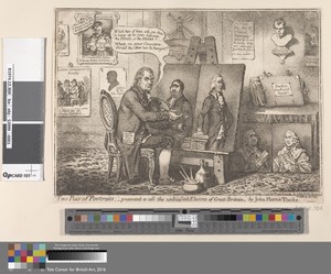 "Two Pairs of Portraits;" presented to all the unbiased Electors of Great Britain