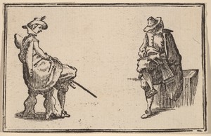 Two Seated Figures