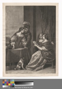 Two Seated Women Reading a Letter