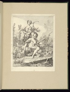 Two Shepherdesses in a Landscape