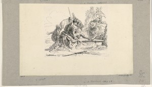 Two Soldiers and Two Women, from the Vari Capricci