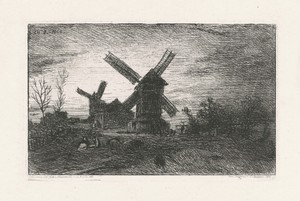 Two Windmills at Montmartre