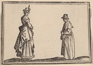 Two Women in Profile