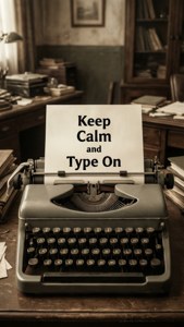 Typewriter Keep Calm
