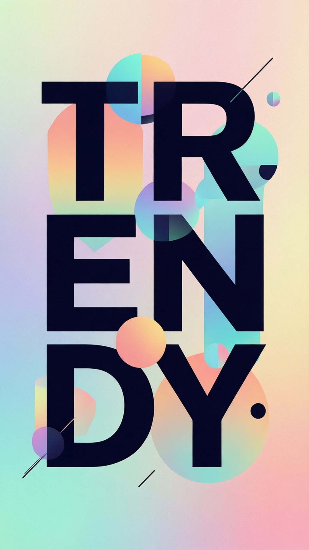 Typography Abstract by Wallpapers.art Studio