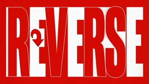 Typography Reverse Word