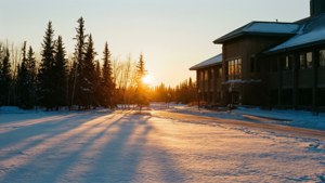 UAF Sunrise Winter