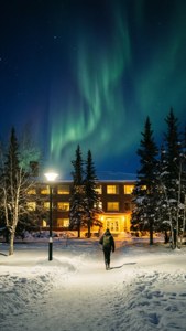 UAF Winter Night