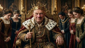Ugly King on Throne