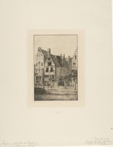 Uitgebrand huis