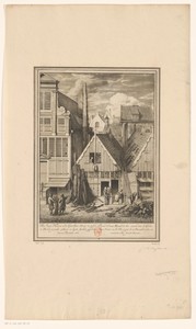 Uitgebrande huizen in de Goudsbloemstraat te Amsterdam, 1682