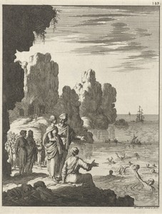 Uithuwelijking van de meisjes op Chios aan de beste zwemmer