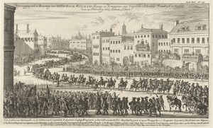 Uitroep tot kroning van de prins en prinses van Oranje, 1689