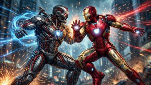 Ultron vs Iron Man