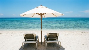 Umbrella and Loungers