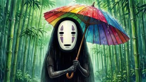 Umbrella in Bamboo