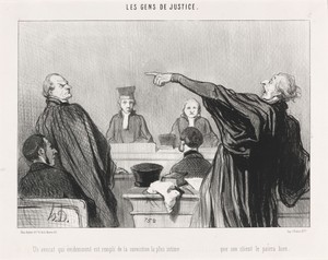 Un Avocat qui est... rempli de la conviction... intime...