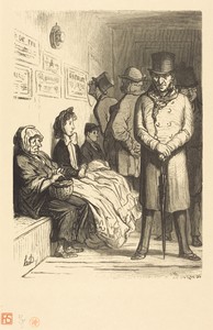 Un Bureau d'attente d'omnibus