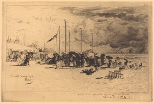 Un Grain à Trouville (Squall at Trouville)