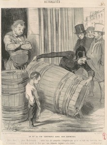 Un marchand de vin contrarié dans son commerce