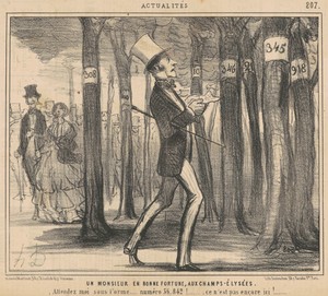 Un monsieur en bonne fortune aux Champs-Elysées