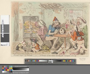 Un Petit Souper, a La Parisienne; - or - A Family of Sans-Culotts Refreshing, After the Fatigues of the Day